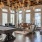 Large game room with pool table