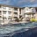 Large sparkling pool with a large deck 