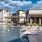 Large sparkling pool with a large deck 