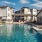 Large sparkling pool with a large deck 